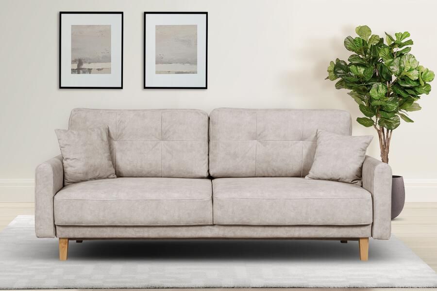 Home affaire 3-zitsbank TRIPLO optioneel slaapbank met bedlade afmetingen B D H: 215 100 89 cm - Foto 6