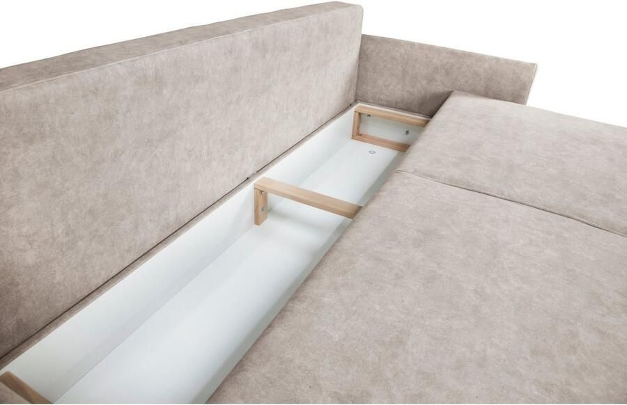 Home affaire 3-zitsbank TRIPLO optioneel slaapbank met bedlade afmetingen B D H: 215 100 89 cm - Foto 3