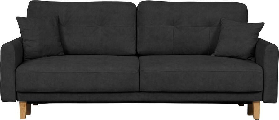 Home affaire 3-zitsbank TRIPLO optioneel slaapbank met bedlade afmetingen B D H: 215 100 89 cm - Foto 6