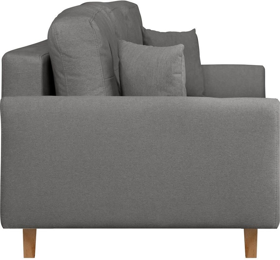 Home affaire 3-zitsbank TRIPLO optioneel slaapbank met bedlade afmetingen B D H: 215 100 89 cm