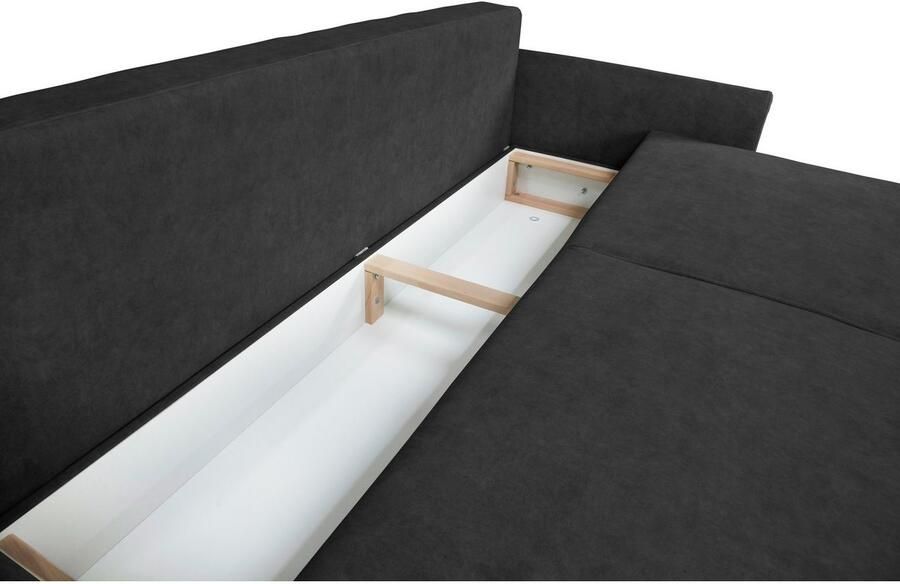 Home affaire 3-zitsbank TRIPLO optioneel slaapbank met bedlade afmetingen B D H: 215 100 89 cm - Foto 4