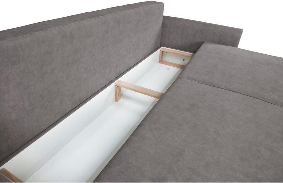 Home affaire 3-zitsbank TRIPLO optioneel slaapbank met bedlade afmetingen B D H: 215 100 89 cm - Foto 4