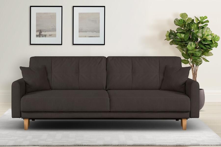 Home affaire 3-zitsbank TRIPLO optioneel slaapbank met bedlade afmetingen B D H: 215 100 89 cm - Foto 9