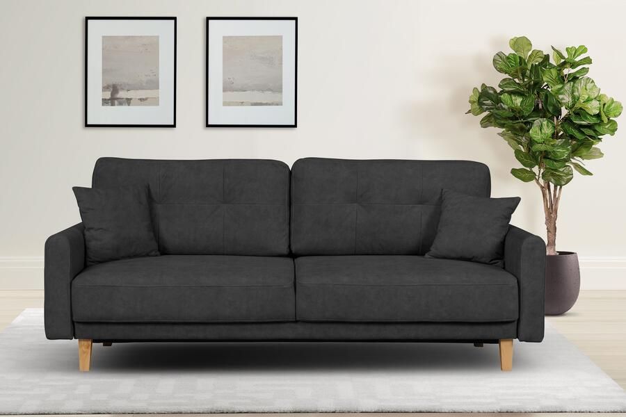 Home affaire 3-zitsbank TRIPLO optioneel slaapbank met bedlade afmetingen B D H: 215 100 89 cm - Foto 6