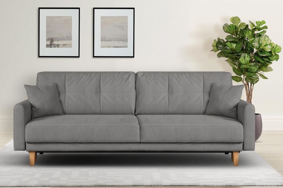 Home affaire 3-zitsbank TRIPLO optioneel slaapbank met bedlade afmetingen B D H: 215 100 89 cm - Foto 9