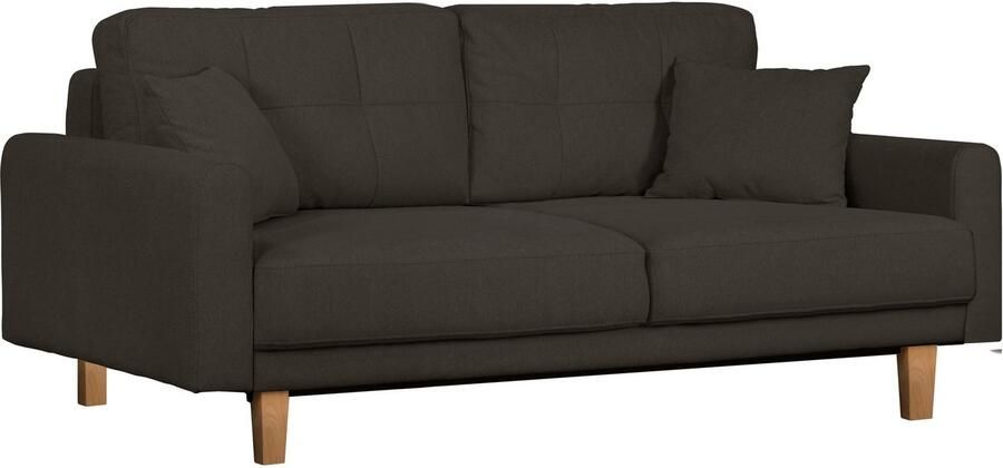 Home affaire 3-zitsbank TRIPLO optioneel slaapbank met bedlade afmetingen B D H: 215 100 89 cm - Foto 5