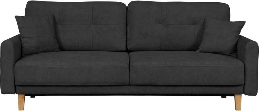 Home affaire 3-zitsbank TRIPLO optioneel slaapbank met bedlade afmetingen B D H: 215 100 89 cm - Foto 5