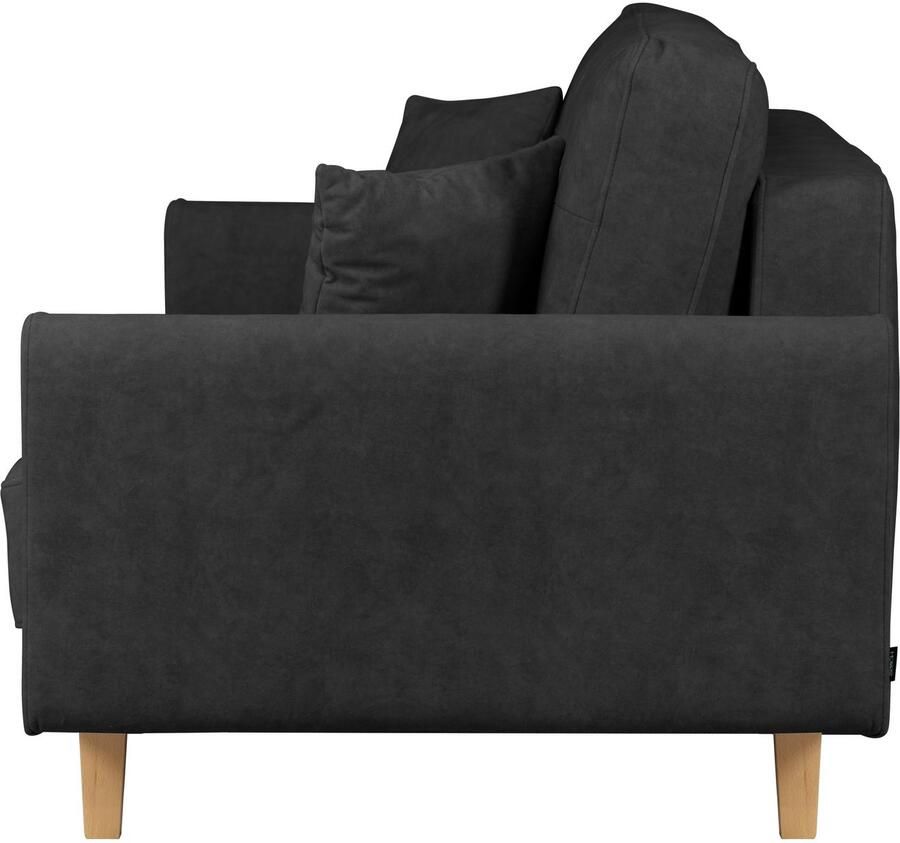 Home affaire 3-zitsbank TRIPLO optioneel slaapbank met bedlade afmetingen B D H: 215 100 89 cm