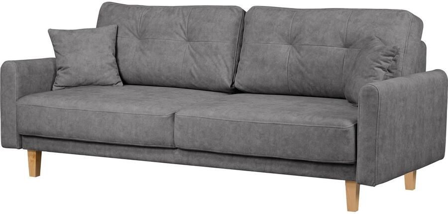 Home affaire 3-zitsbank TRIPLO optioneel slaapbank met bedlade afmetingen B D H: 215 100 89 cm - Foto 4