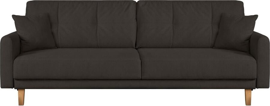 Home affaire 3-zitsbank TRIPLO optioneel slaapbank met bedlade afmetingen B D H: 215 100 89 cm - Foto 5