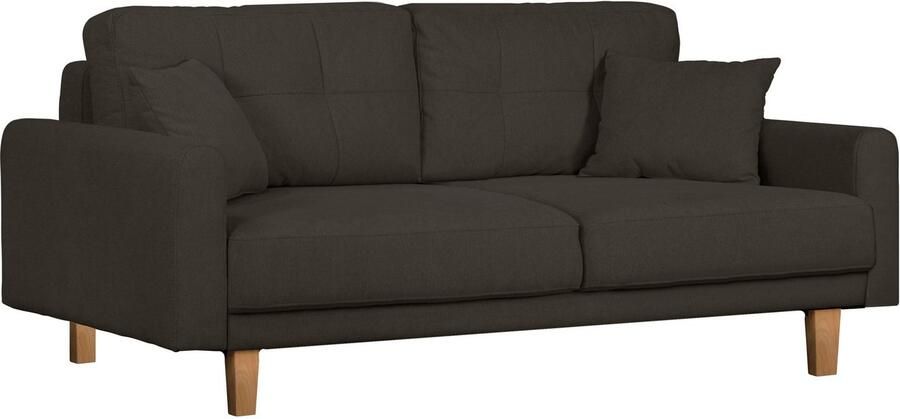 Home affaire 3-zitsbank TRIPLO optioneel slaapbank met bedlade afmetingen B D H: 215 100 89 cm - Foto 4