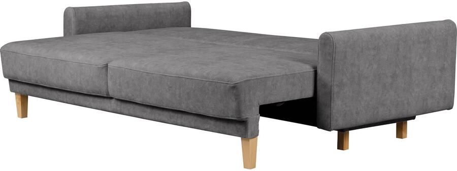 Home affaire 3-zitsbank TRIPLO optioneel slaapbank met bedlade afmetingen B D H: 215 100 89 cm - Foto 7