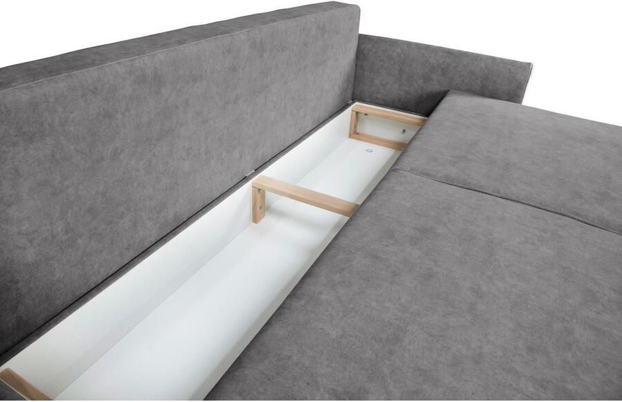 Home affaire 3-zitsbank TRIPLO optioneel slaapbank met bedlade afmetingen B D H: 215 100 89 cm - Foto 4