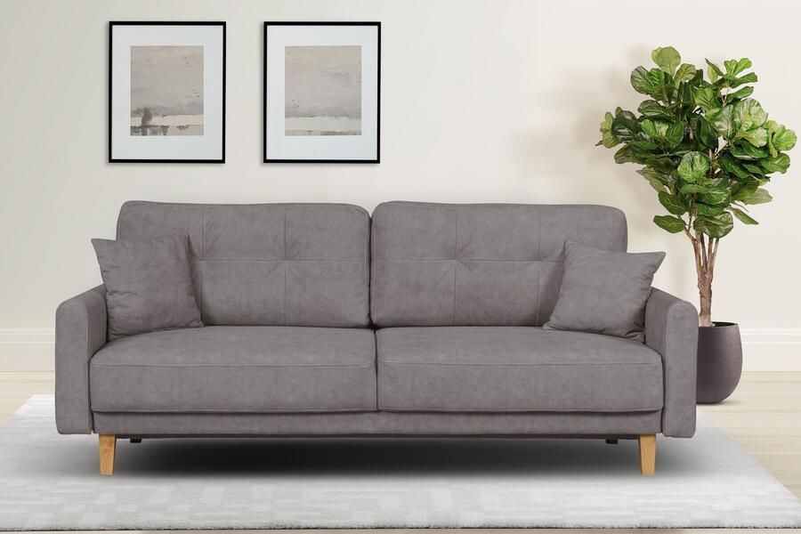 Home affaire 3-zitsbank TRIPLO optioneel slaapbank met bedlade afmetingen B D H: 215 100 89 cm - Foto 6