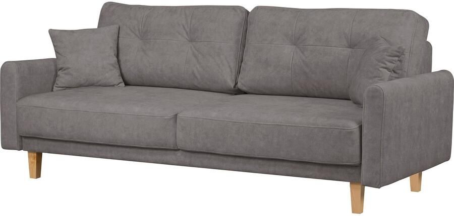 Home affaire 3-zitsbank TRIPLO optioneel slaapbank met bedlade afmetingen B D H: 215 100 89 cm - Foto 4