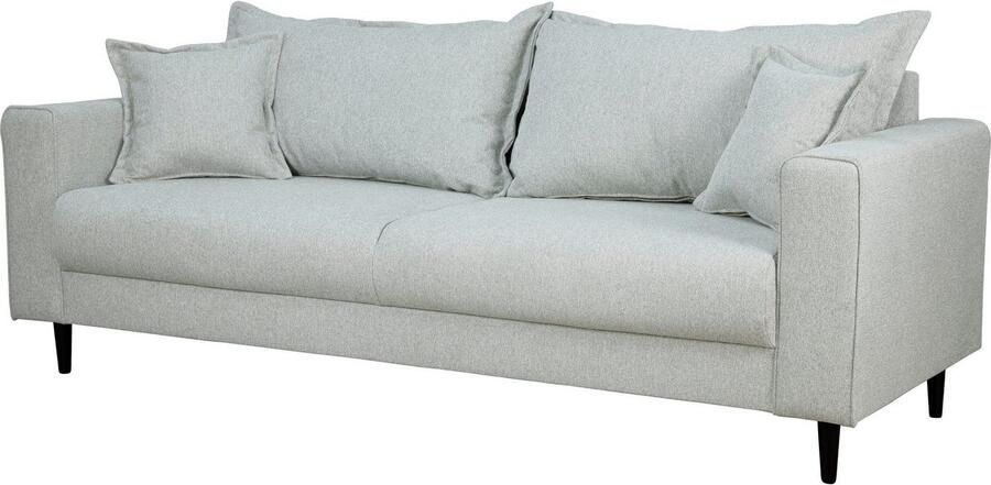 Home affaire 3-zitsbank VEYRAS hoog zitcomfort afmetingen B D H: 212 84 76 cm