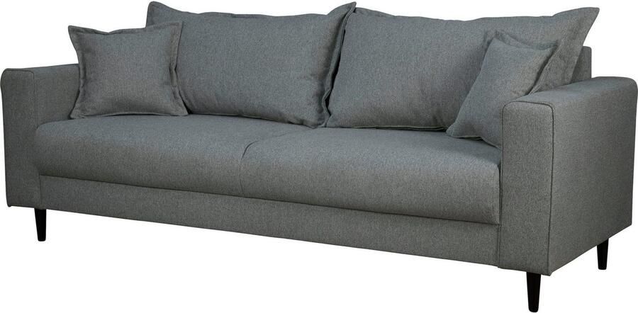 Home affaire 3-zitsbank VEYRAS hoog zitcomfort afmetingen B D H: 212 84 76 cm