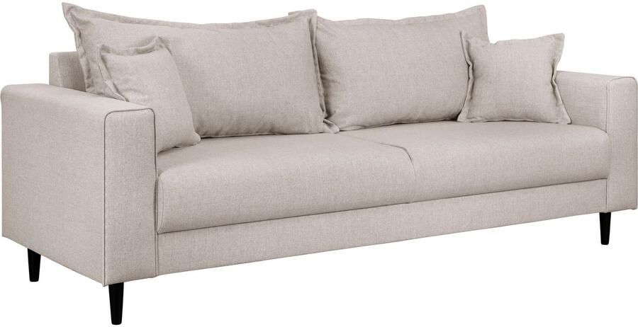 Home affaire 3-zitsbank VEYRAS hoog zitcomfort afmetingen B D H: 212 84 76 cm