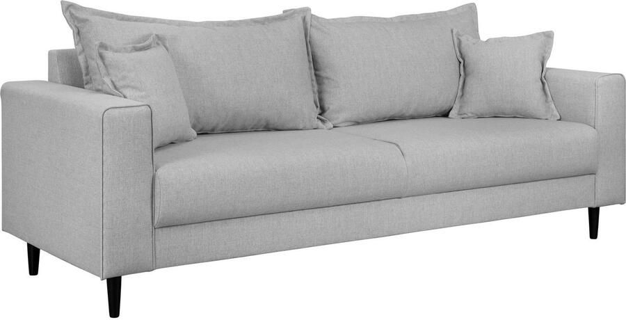 Home affaire 3-zitsbank VEYRAS hoog zitcomfort afmetingen B D H: 212 84 76 cm