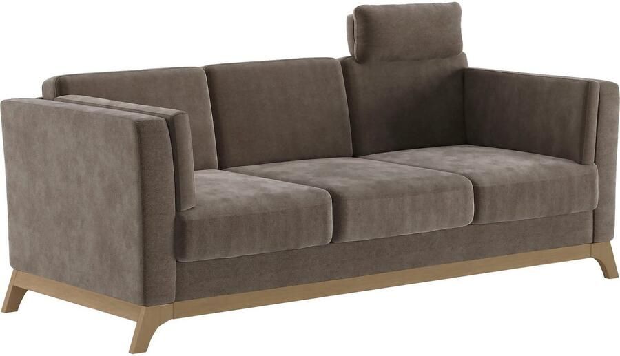 Home affaire 3-zitsbank Viva met houten frame van beukenhout - Foto 4