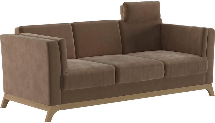 Home affaire 3-zitsbank Viva met houten frame van beukenhout - Foto 4