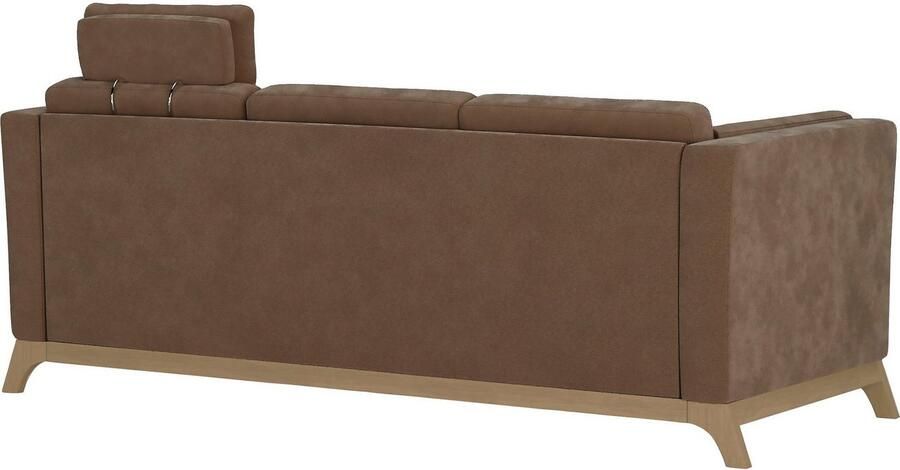 Home affaire 3-zitsbank Viva met houten frame van beukenhout - Foto 5