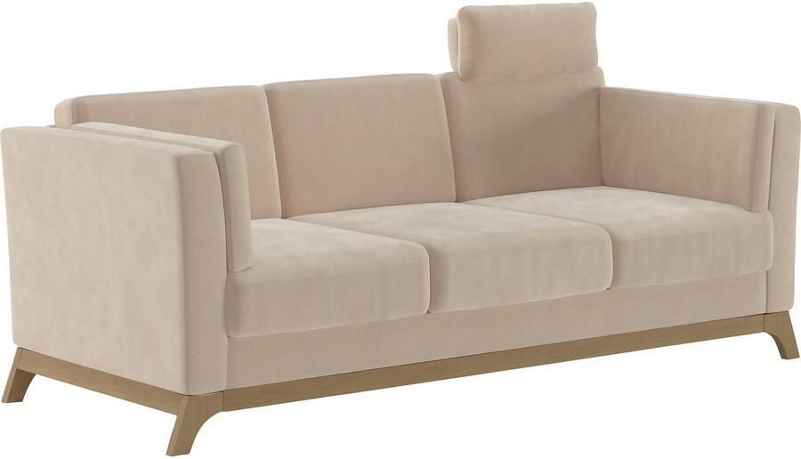 Home affaire 3-zitsbank Viva met houten frame van beukenhout - Foto 4