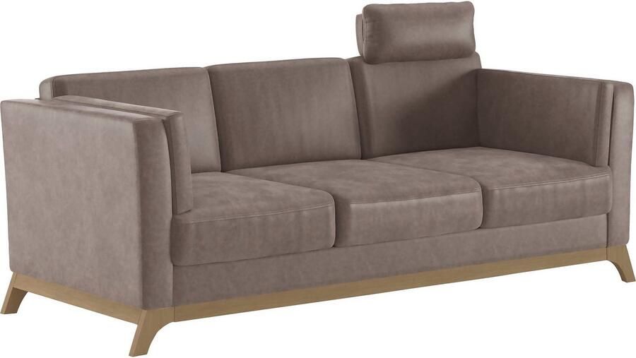 Home affaire 3-zitsbank Viva met houten frame van beukenhout - Foto 4