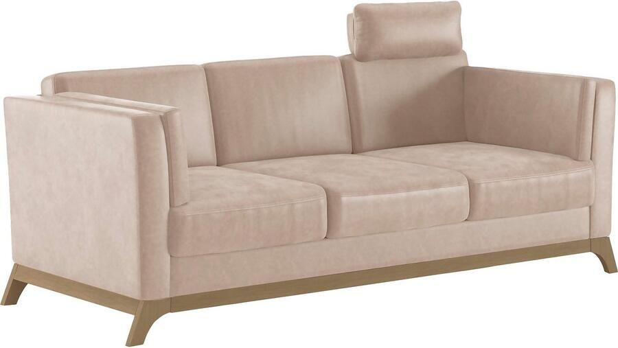 Home affaire 3-zitsbank Viva met houten frame van beukenhout - Foto 4