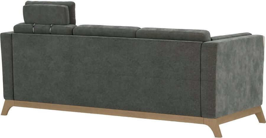 Home affaire 3-zitsbank Viva met houten frame van beukenhout - Foto 5