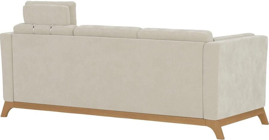 Home affaire 3-zitsbank Viva met houten frame van eikenhout - Foto 4