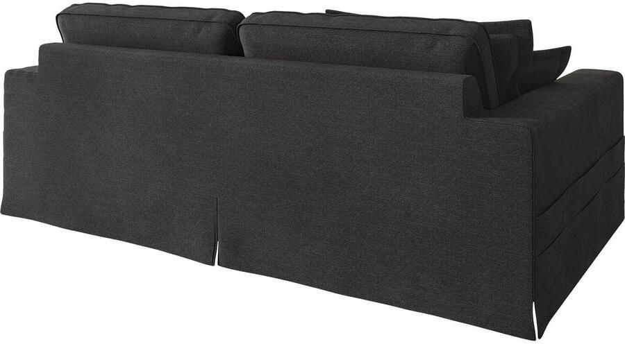 Home affaire 4-zitsbank ALISSAS met veel kussens biesjes aan de kussens Hoeslook met kleine zakken aan de zijkant voor opberging - Foto 4