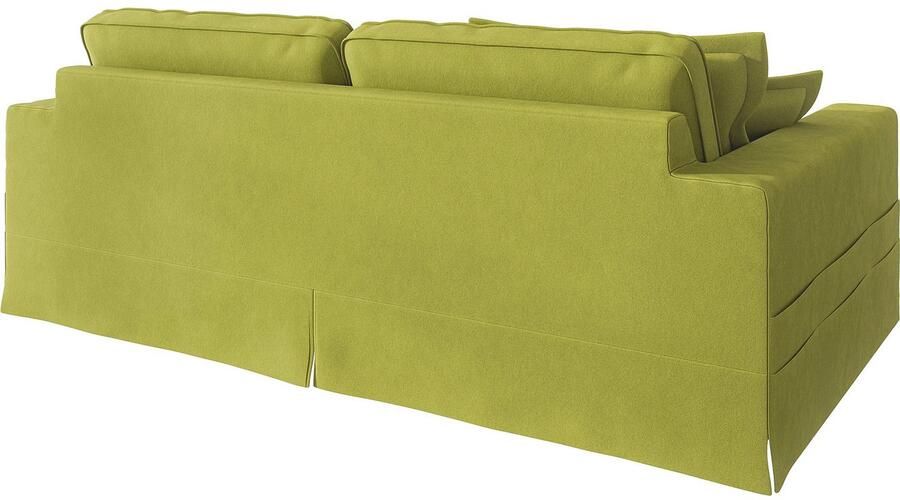 Home affaire 4-zitsbank ALISSAS met veel kussens biesjes aan de kussens Hoeslook met kleine zakken aan de zijkant voor opberging - Foto 4