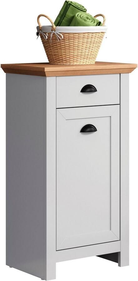 Home affaire Badkamerkast Onderkast met schelpgrepen in landhuisstijl (B D H) 46 33 84 cm - Foto 12