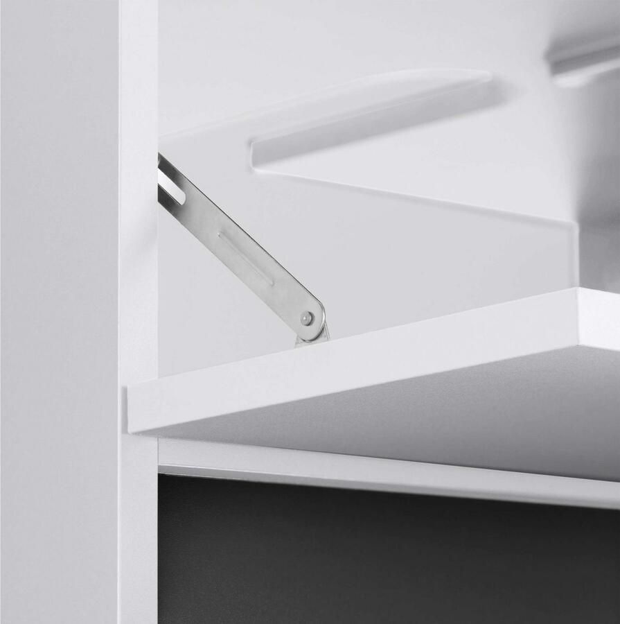 Home affaire Badmeubelset Wisla Spiegelschrank WBU met sifonaansluiting en push-to-open breedte 80 cm (set 2 stuks) - Foto 2