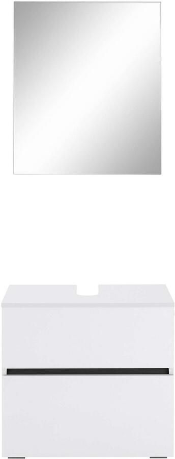 Home affaire Badmeubelset Wisla Spiegelschrank WBU met sifonaansluiting en push-to-open breedte 60 cm (set 2 stuks) - Foto 6