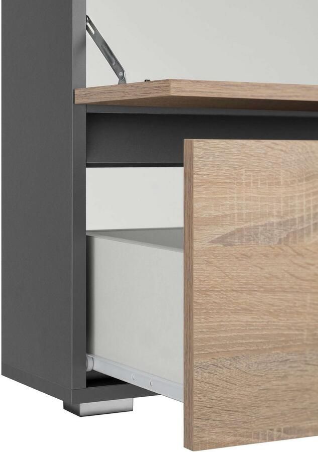 Home affaire Badmeubelset Wisla Spiegelschrank WBU met sifonaansluiting en push-to-open breedte 60 cm (set 2 stuks) - Foto 5