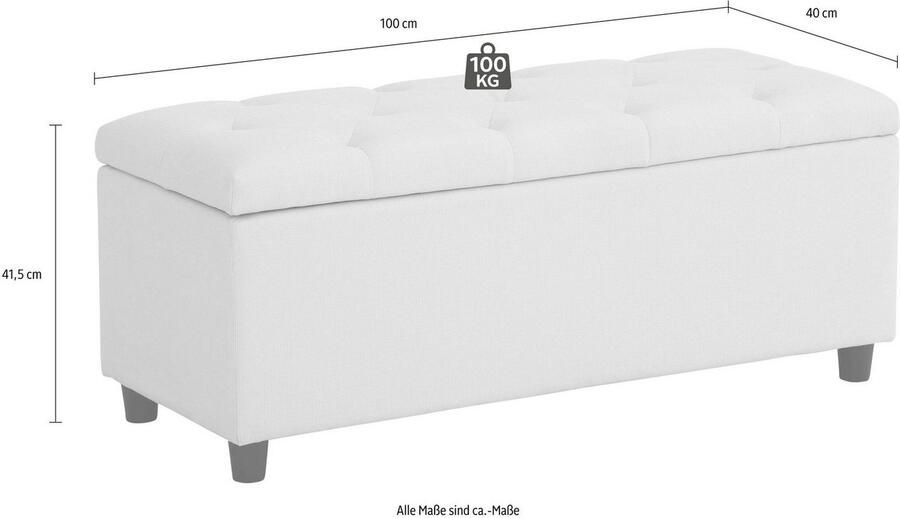 Home affaire Bank Goronna in 5 kleuren zithoogte 41 5 cm ook als garderobebank geschikt - Foto 5