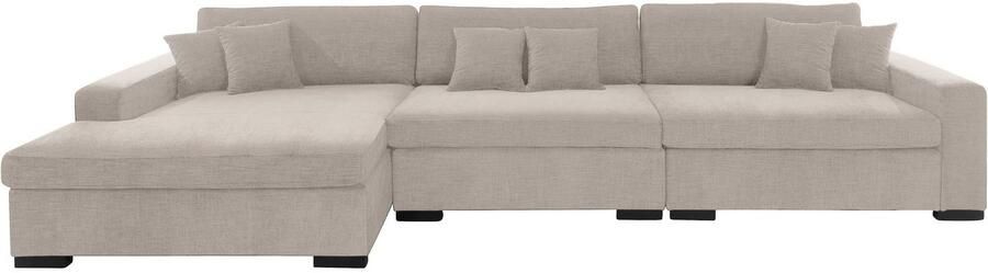 Home affaire Bank-hoekelement Skara XXL L-vorm Loungebank XXL met binnenveringsinterieur in vele overtrekkwaliteiten - Foto 3