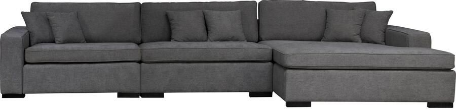 Home affaire Bank-hoekelement Skara XXL L-vorm Loungebank XXL met binnenveringsinterieur in vele overtrekkwaliteiten - Foto 3