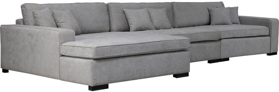 Home affaire Bank-hoekelement Skara XXL L-vorm Loungebank XXL met binnenveringsinterieur in vele overtrekkwaliteiten