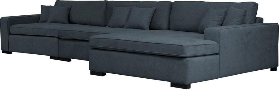 Home affaire Bank-hoekelement Skara XXL L-vorm Loungebank XXL met binnenveringsinterieur in vele overtrekkwaliteiten