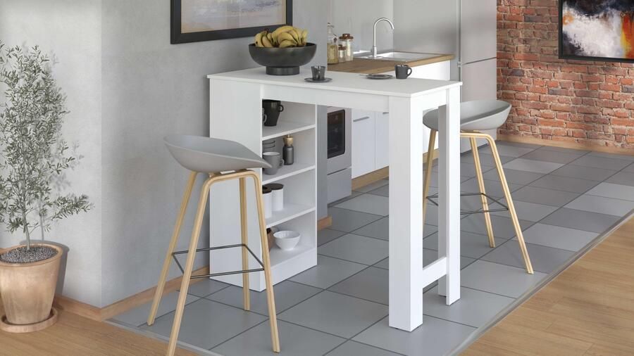 Home affaire Bartafel Valence 120x50x150 cm keukentafel bartafel statafel bar - Foto 5