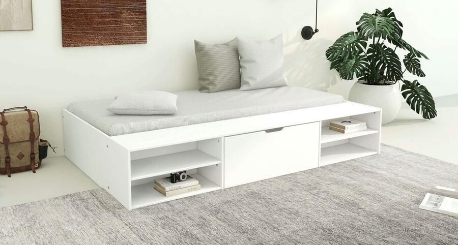 Home affaire Bed Magdala van mdf breedte ligoppervlak 140 cm opbergbox optioneel - Foto 8