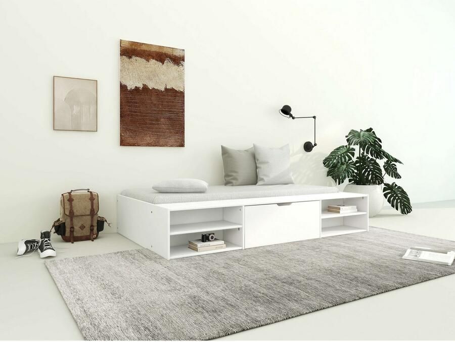Home affaire Bed Magdala van mdf breedte ligoppervlak 140 cm opbergbox optioneel - Foto 2