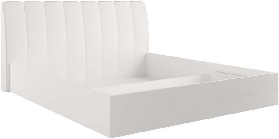 Home affaire Bed Malissa met gevoerd hoofdeinde zonder opbergruimte Bedframe slaapoppervlak 180x200 cm BxDxH 186 6 x 206 4 x 100 cm - Foto 6