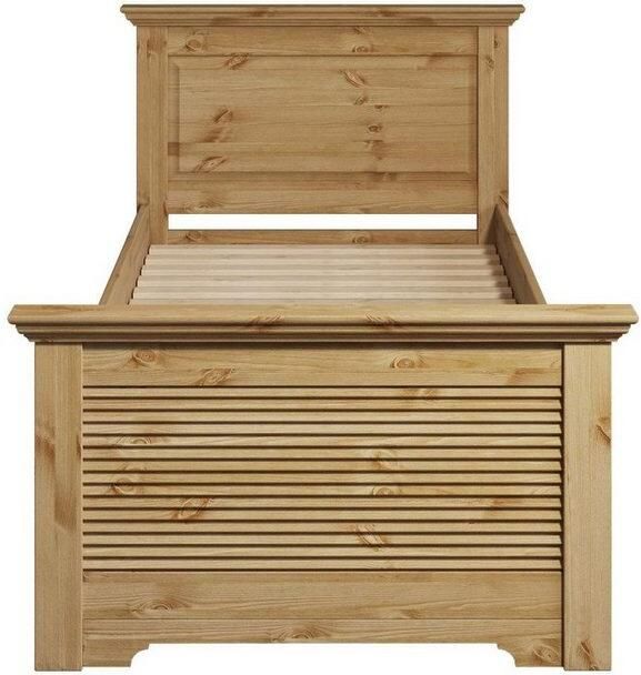 Home affaire Bed Rauna landhuisstijl elegant design met lamellen en kassetten 2 kleuren - Foto 5