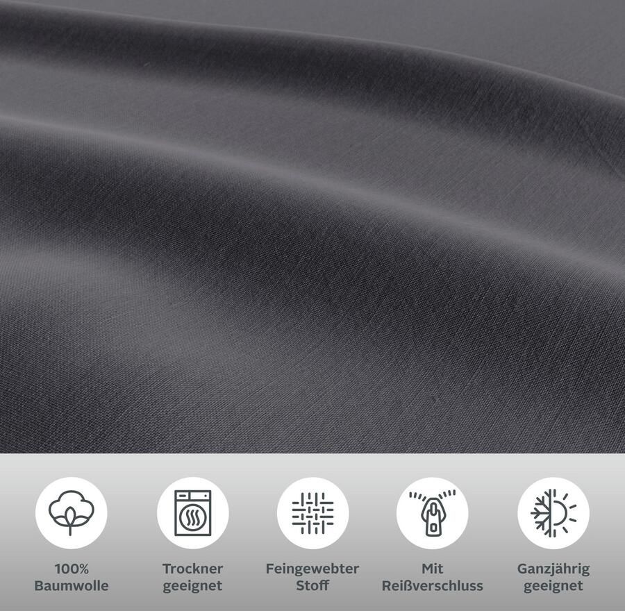 Home affaire Beddengoed Luisa NIEUW: 100% katoen in maat 135x200 of 155x220 cm (2-delig) - Foto 2