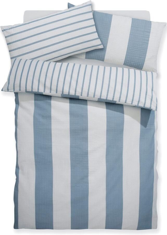 Home affaire Beddengoed Sari in verschillende kwaliteiten maritieme beddengoed met strepen - Foto 3