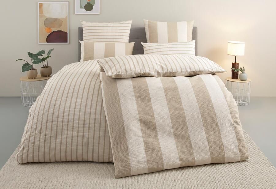 Home affaire Beddengoed Sari in verschillende kwaliteiten maritieme beddengoed met strepen - Foto 7